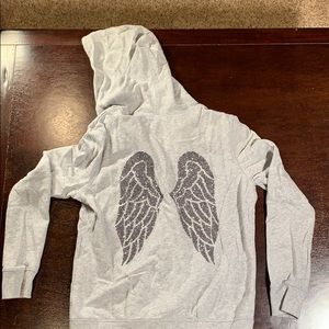 Victoria Secret zip up with sequence wings